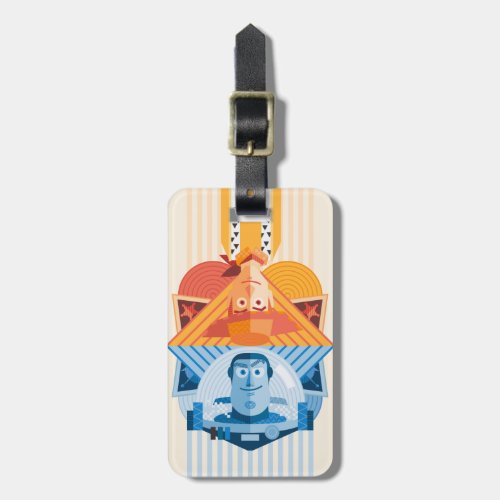 Toy Story  Woody  Buzz Reversible Graphic Luggage Tag