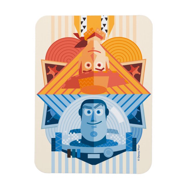 Toy Story | Woody & Buzz Reversible Graphic Magnet (Vertical)