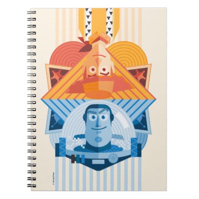 Toy Story | Woody &amp; Buzz Reversible Graphic Notebook