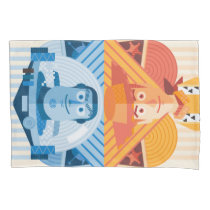 Toy Story | Woody & Buzz Reversible Graphic Pillow Case