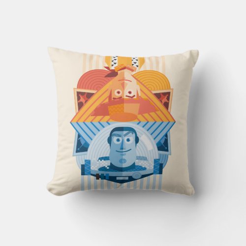 Toy Story  Woody  Buzz Reversible Graphic Throw Pillow