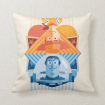 Toy Story | Woody & Buzz Reversible Graphic Throw Pillow