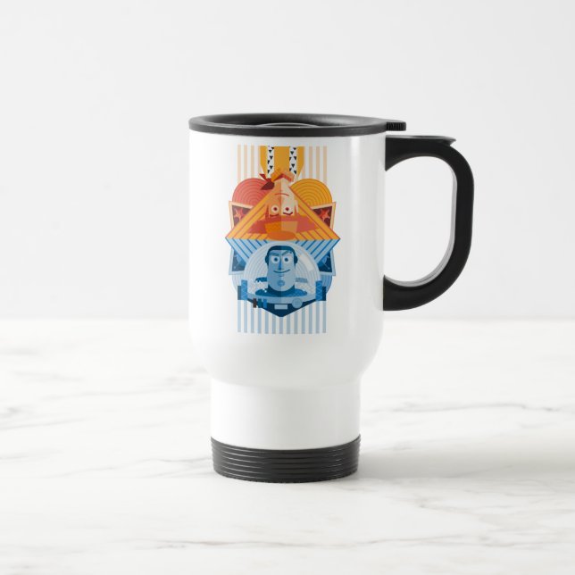 Toy Story | Woody & Buzz Reversible Graphic Travel Mug (Right)