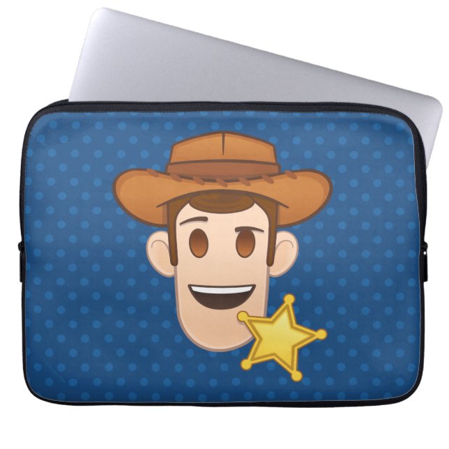 Toy Story | Woody Emoji Laptop Sleeve (Front)