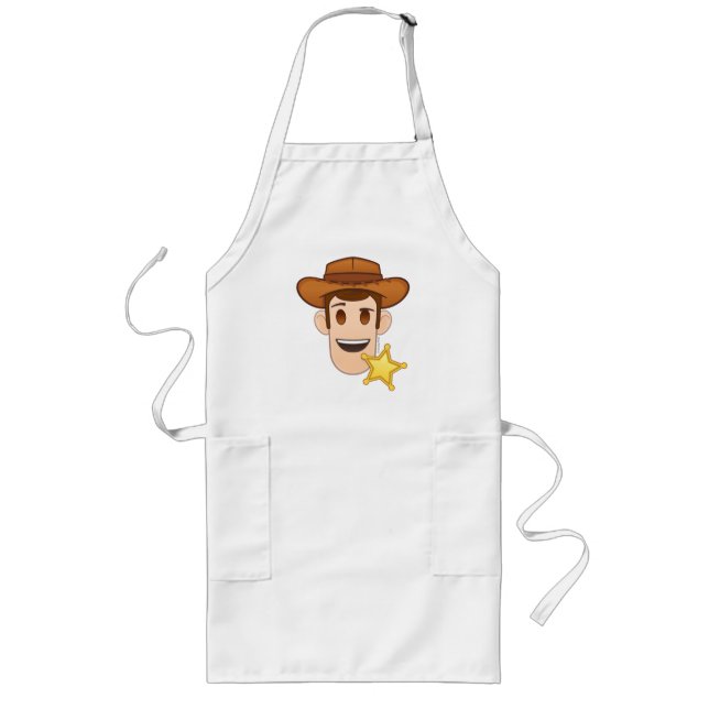 Toy Story | Woody Emoji Long Apron (Front)