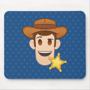 Toy Story Woody Emoji Mouse Pad