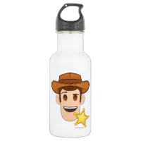 Toy Story 8Bit Woody and Buzz Lightyear Water Bottle, Zazzle