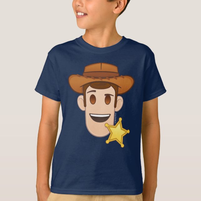 Toy Story | Woody Emoji T-Shirt (Front)