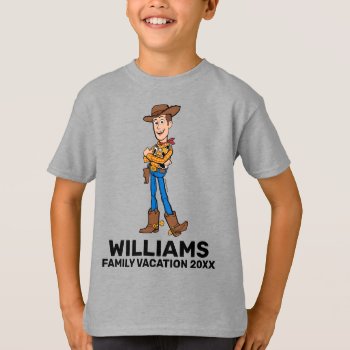 Toy Story Woody | Family Vacation T-shirt by ToyStory at Zazzle