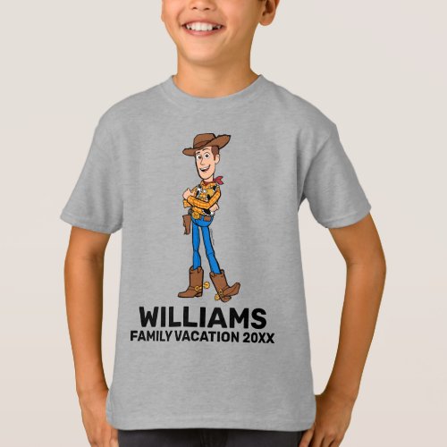 Toy Story Woody  Family Vacation T_Shirt