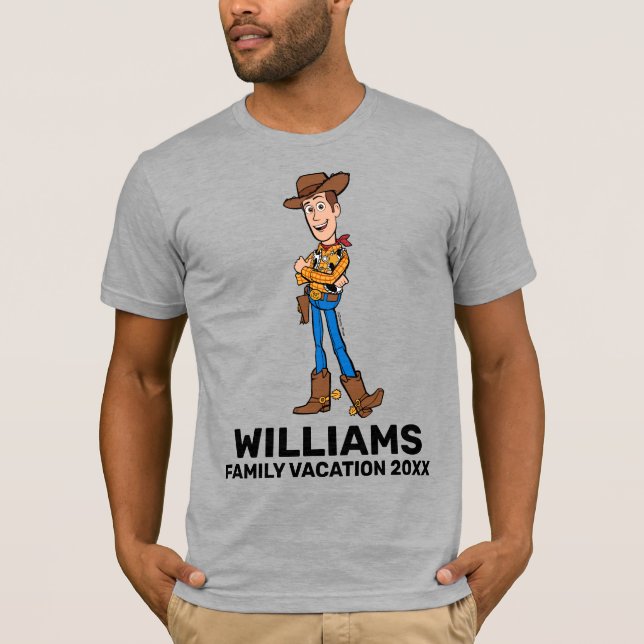 Toy Story Woody | Family Vacation T-Shirt (Front)