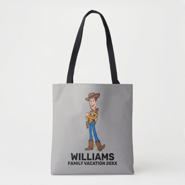 Toy Story Woody | Family Vacation Tote Bag (Front)