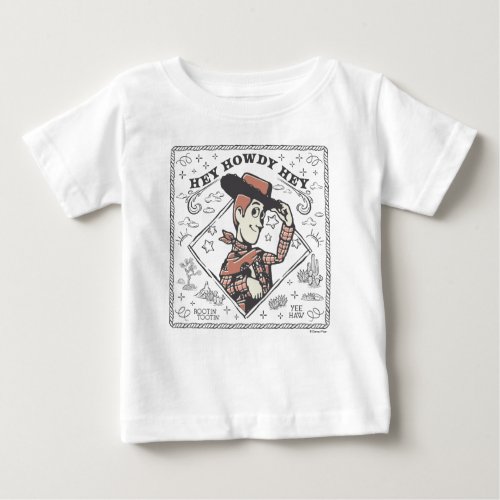 Toy Story Woody "Hey Howdy Hey" Baby T-Shirt