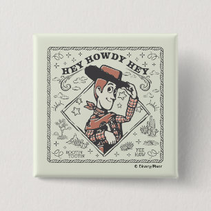 Toy Story Woody "Hey Howdy Hey" Button