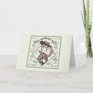 Toy Story Woody "Hey Howdy Hey" Card
