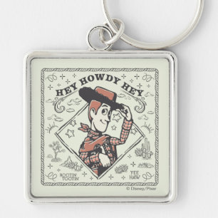 Toy Story Woody "Hey Howdy Hey" Keychain