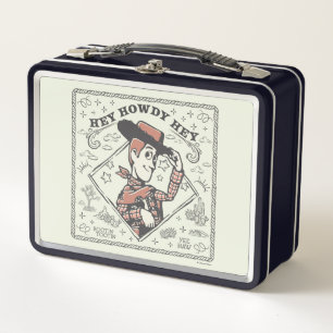 Toy Story Woody "Hey Howdy Hey" Metal Lunch Box