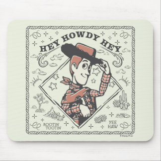 Toy Story Woody "Hey Howdy Hey" Mouse Pad