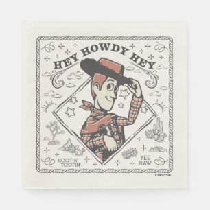 Toy Story Woody "Hey Howdy Hey" Napkins