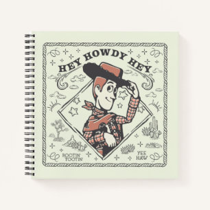 Toy Story Woody "Hey Howdy Hey" Notebook