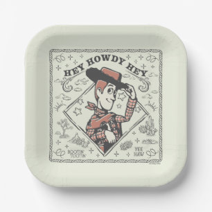Toy Story Woody "Hey Howdy Hey" Paper Plates