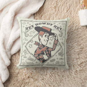 Toy Story Woody "Hey Howdy Hey" Throw Pillow