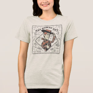 Toy Story Woody "Hey Howdy Hey" Tri-Blend Shirt