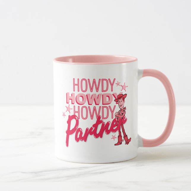 Toy Story | Woody "Howdy Howdy Howdy Partner" Mug (Right)