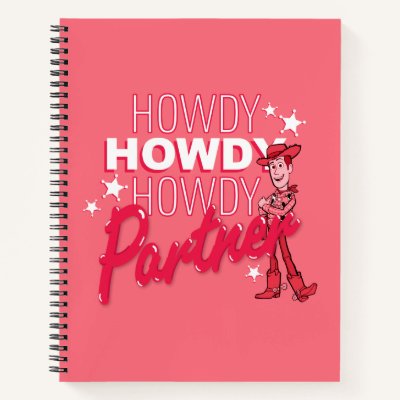 Toy Story | Woody &quot;Howdy Howdy Howdy Partner&quot; Notebook