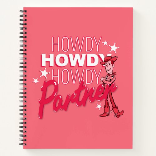 Toy Story  Woody Howdy Howdy Howdy Partner Notebook