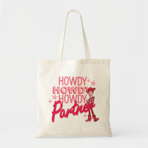 Toy Story Woody "Howdy Howdy Howdy Partner" Tote Bag