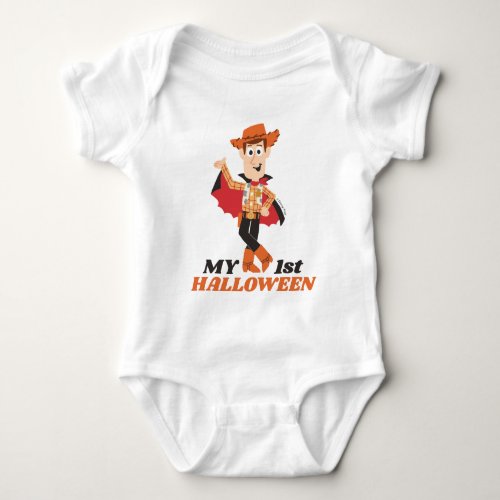 Toy Story _ Woody  My Frist Halloween Baby Baby Bodysuit
