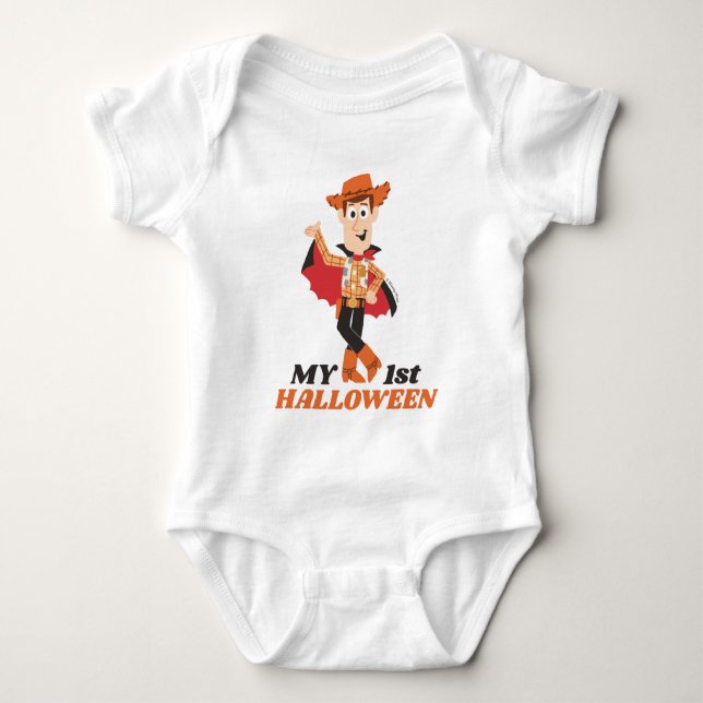 Toy Story - Woody | My Frist Halloween Baby Bodysuit (Front)