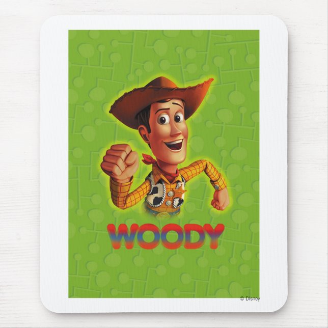 Toy Story Woody shaking fist Mouse Pad (Front)