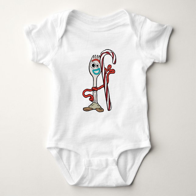 Toy Story | Woody's Christmas Light Lasso Baby Bodysuit (Front)