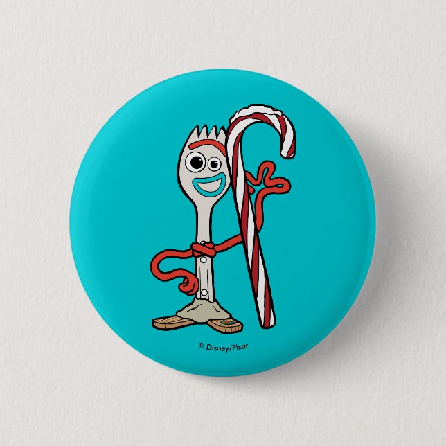 Toy Story | Woody's Christmas Light Lasso Button (Front)