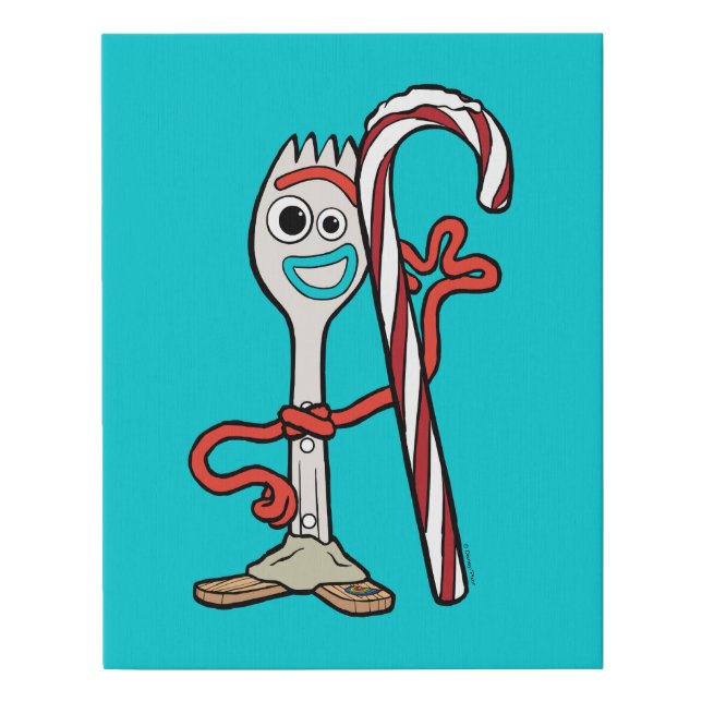 Toy Story | Woody's Christmas Light Lasso Faux Canvas Print (Front)