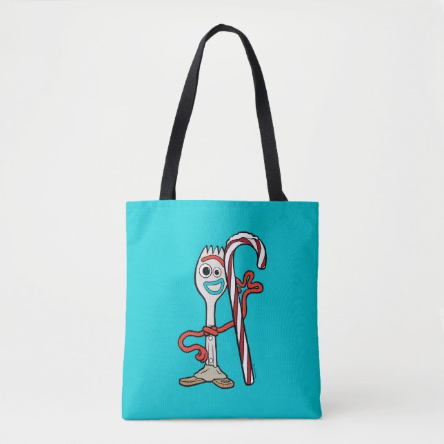 Toy Story | Woody's Christmas Light Lasso Tote Bag (Front)