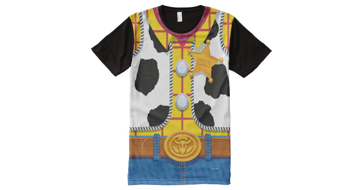 Toy Story | Woody's Sheriff Outfit All-Over-Print T-Shirt | Zazzle