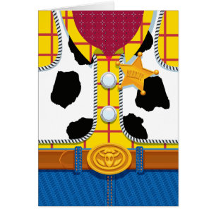 Toy Story Woody's Sheriff Outfit Cards