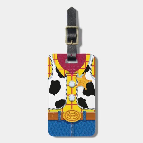 Toy Story  Woodys Sheriff Outfit Luggage Tag