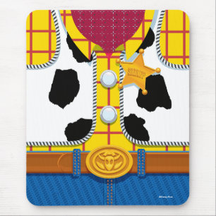 Toy Story Woody's Sheriff Outfit Mouse Pad