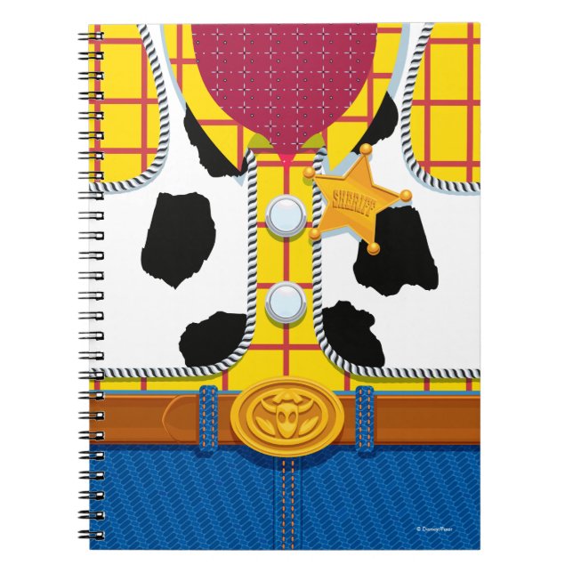 Toy Story | Woody's Sheriff Outfit Notebook (Front)