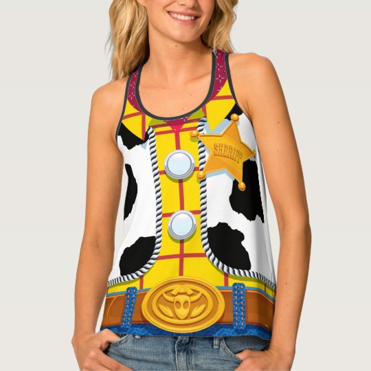 Toy Story | Woody's Sheriff Outfit Tank Top | Zazzle.com
