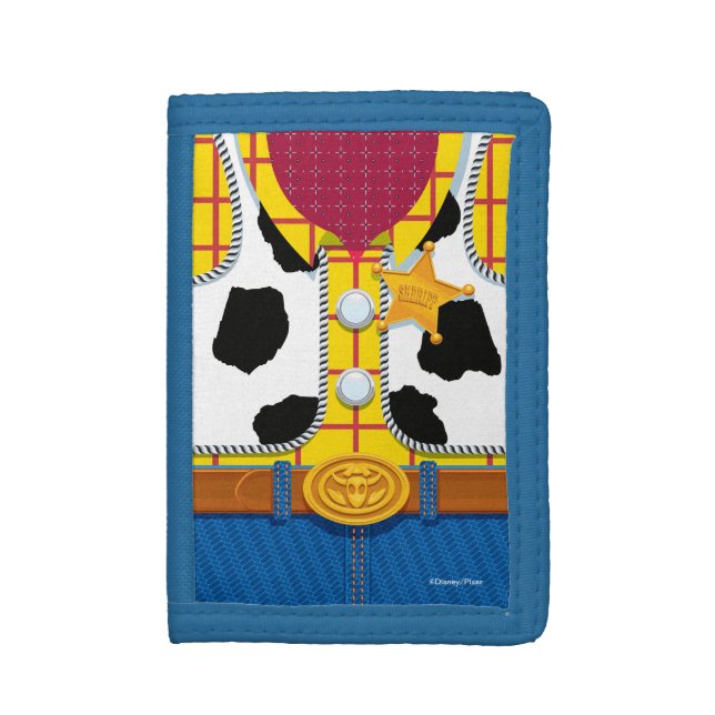 Toy Story | Woody's Sheriff Outfit Trifold Wallet (Front Vertical)