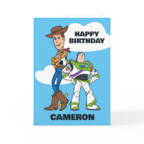 Toy Story's Buzz and Woody Birthday Card