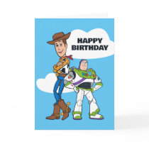 Toy Story's Buzz and Woody Birthday Card