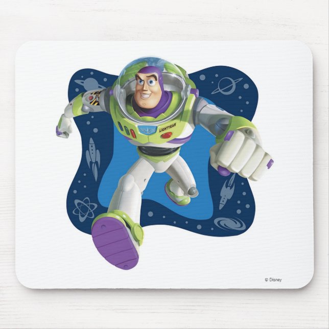 Toy Story's Buzz Lightyear running Mouse Pad (Front)
