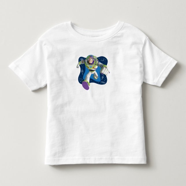 Toy Story's Buzz Lightyear running Toddler T-shirt (Front)