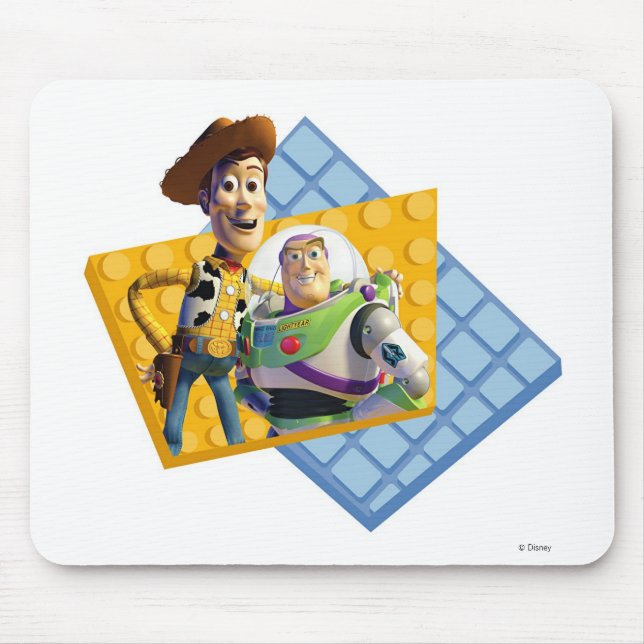 Toy Story's Buzz & Woody  Mouse Pad (Front)